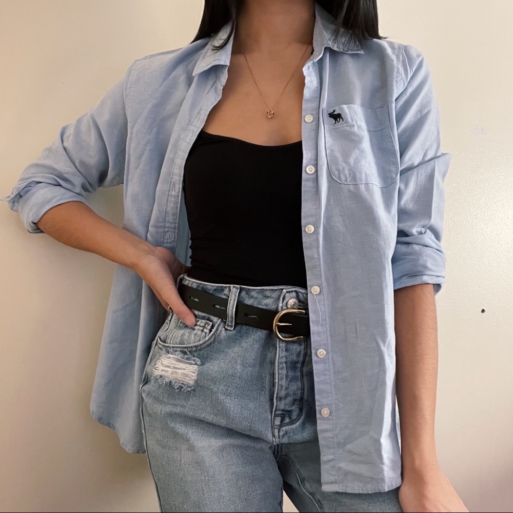 Abercrombie Light Blue Button Down Shirt